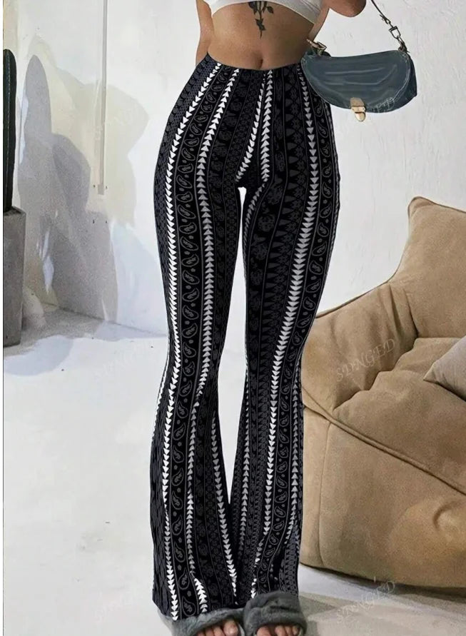 Women Slim Fit Ankle Length Stretch Polyester Commuting Pants