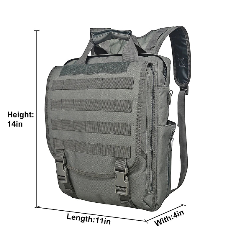 LQARMY MOLLE Laptop Bag Tactical Messenger Backpack Outdoor