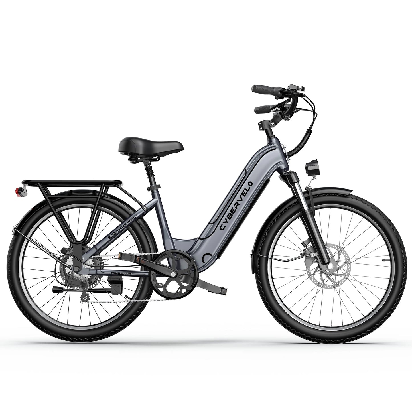 Aoango 1000W Peak Electric Bicycle For Adults Step Through Ebike 48V Battery