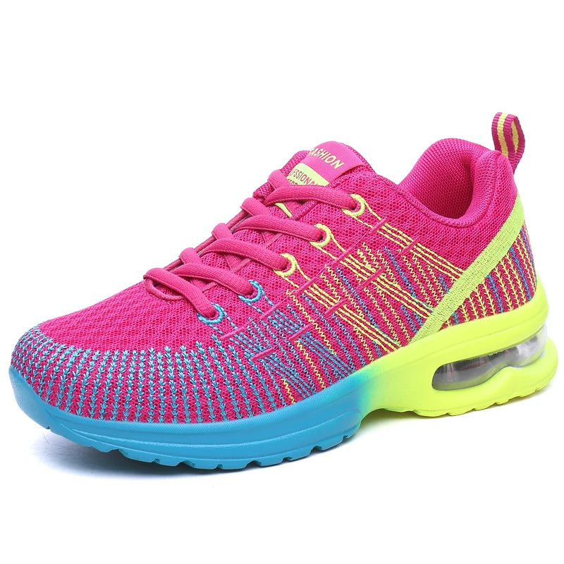 AZGB Women Running Shoes Breathable Athletic Sneakers Nonslip For Walking