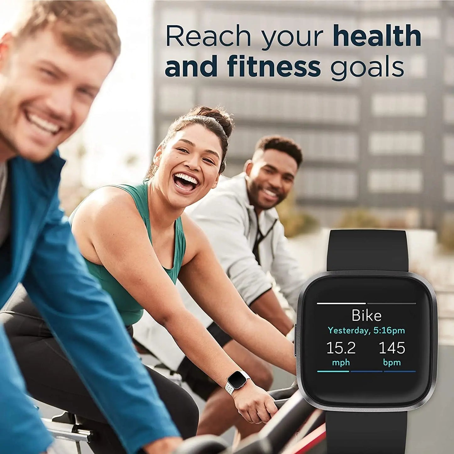 DIXSG Fitbit Versa 2 Health And Fitness Smartwatch With Alexa