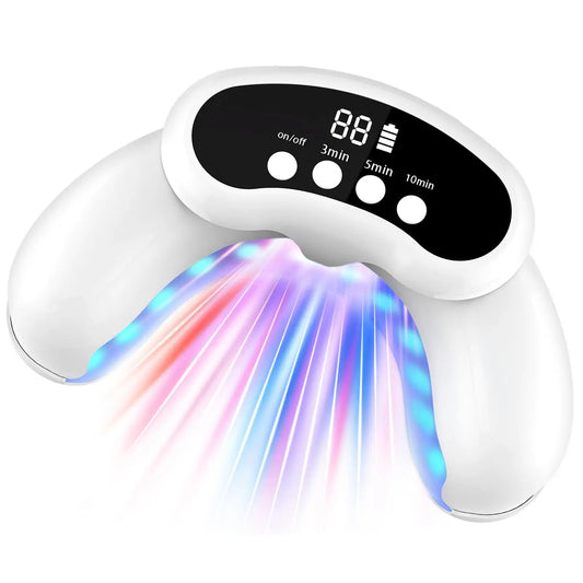 45W Nail Fungus Treatment Device 30 LEDs 470nm 905nmNail Fungus Cleaning for Damaged Discolored Thick Toenails&Fingernails