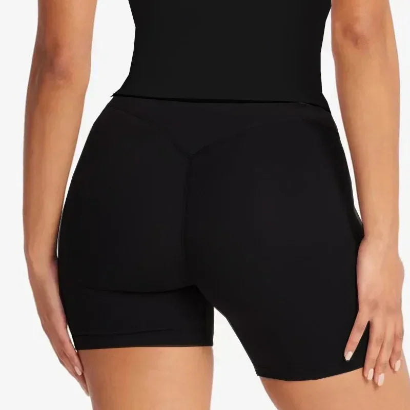 Women Yoga Chest Pad Sports Bra And Shorts Fitness Wear