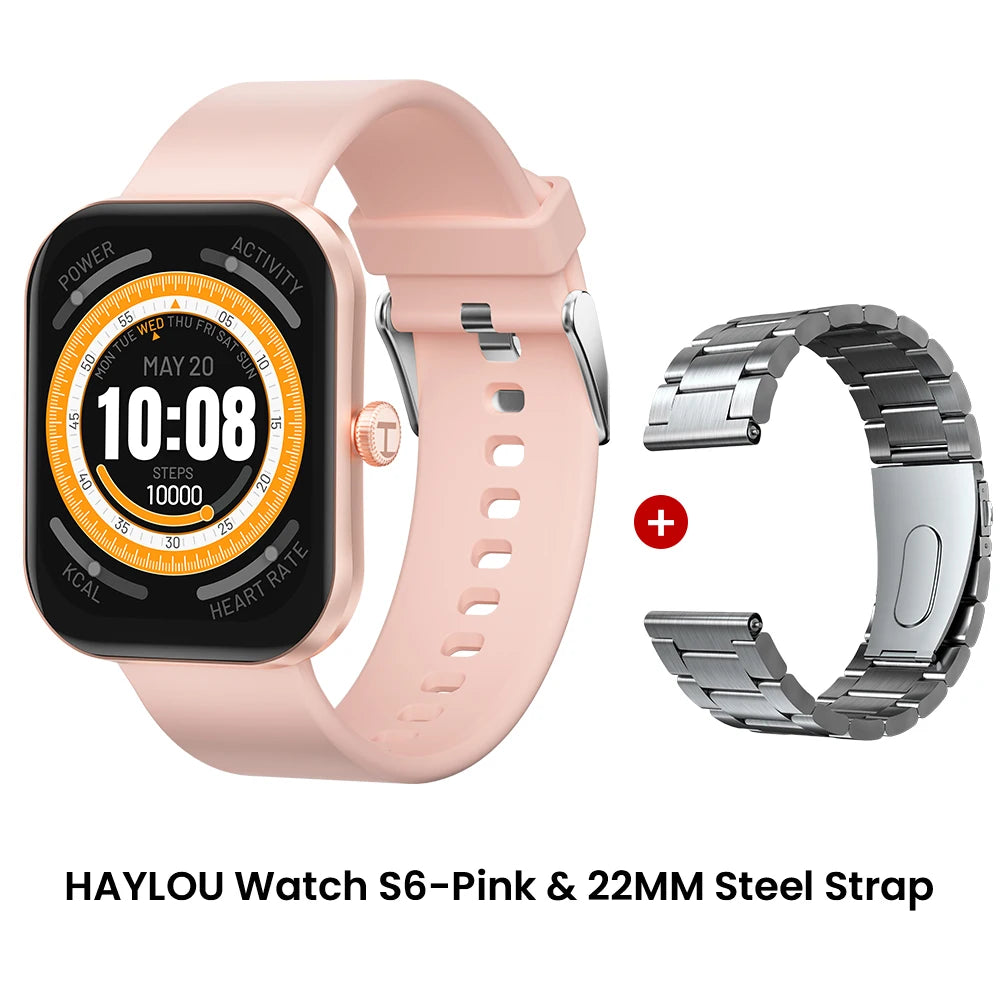 Haylou Watch S6 Smartwatch IP68 Waterproof Fitness Tracker Bluetooth