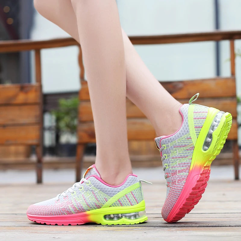 AZGB Women Running Shoes Breathable Athletic Sneakers Nonslip For Walking