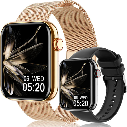 Smart Watch for iPhone Android with Calls Pedometer Fitness Tracker