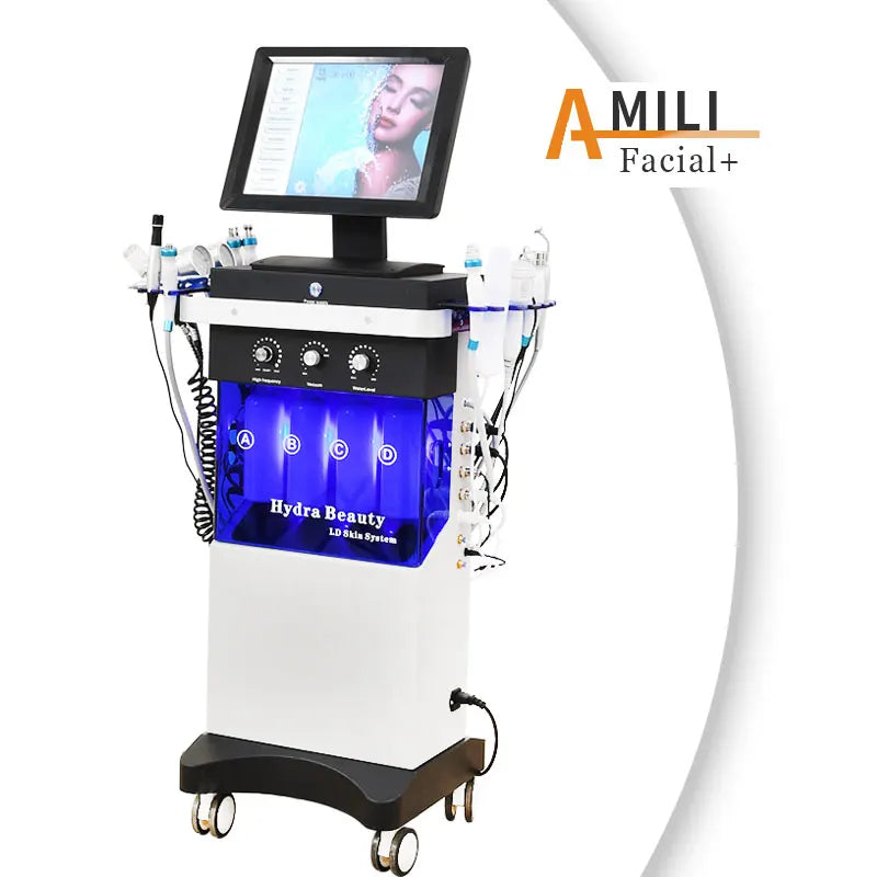 AmiliBeauty 14in1 Hydro Facial Machine Hydradermabrasion