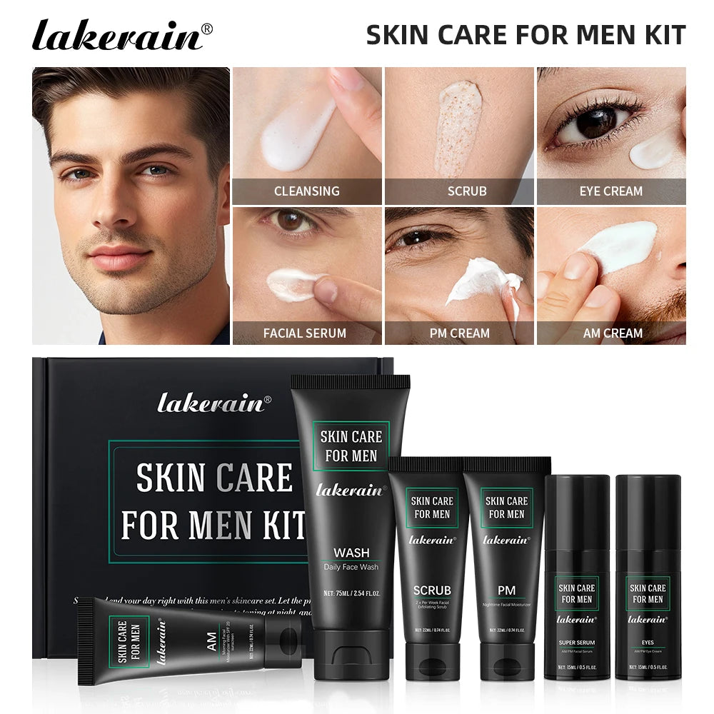 Ibcccndc Men Skin Care Kit Oil Control And Hydration