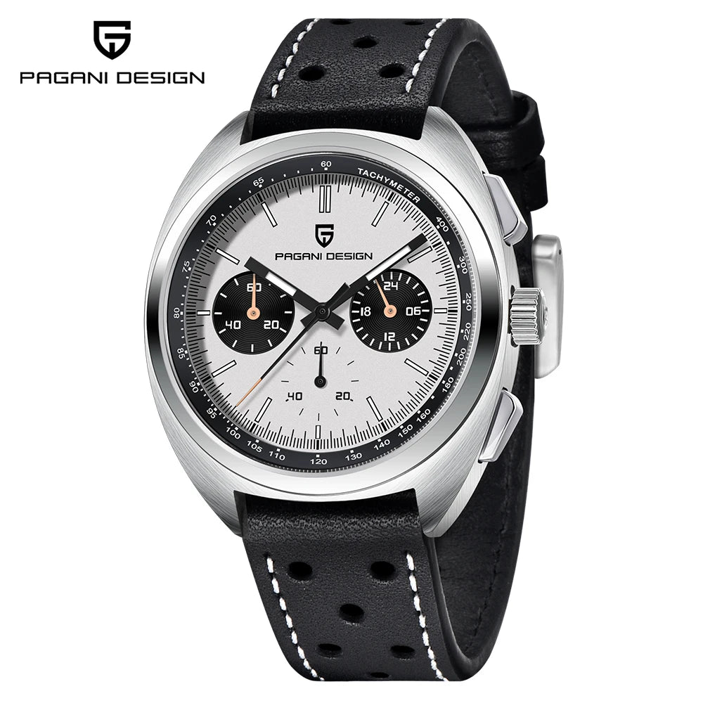 PAGANI DESIGN Men's Sapphire Quartz Chronograph Luxury Wristwatch