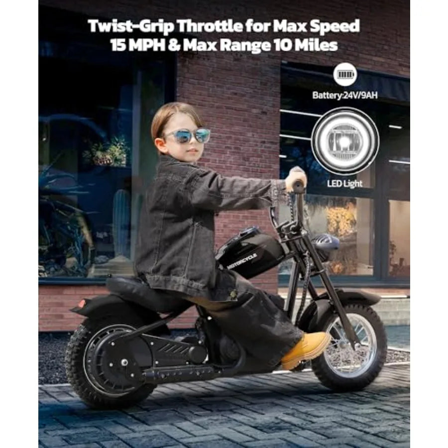 YAO HUI HUANG Electric Dirt Bike 15 MPH Lithium Battery