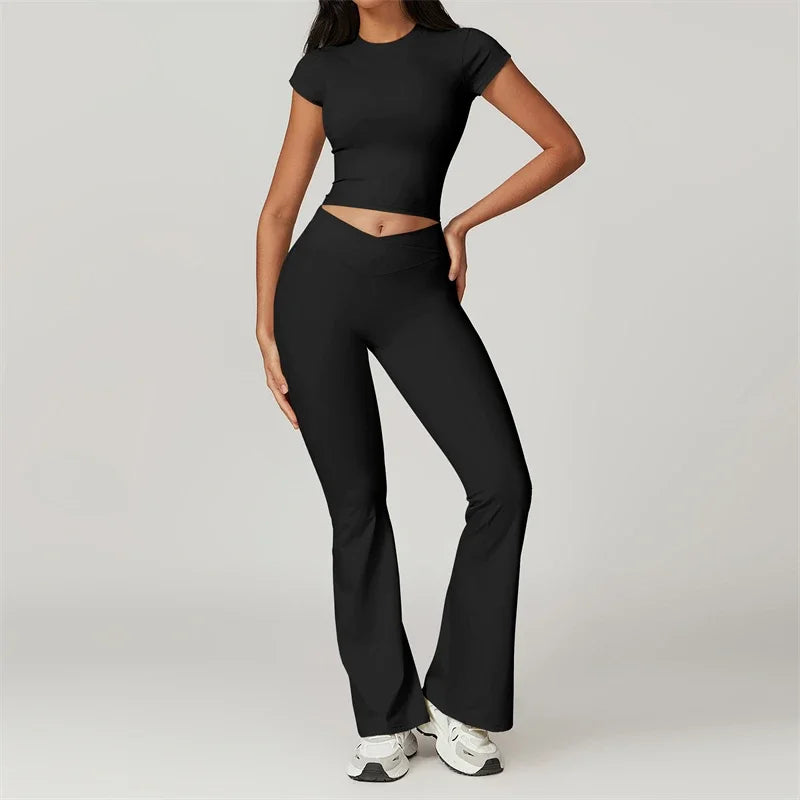 Nude Feel Yoga Set 2 Piece Sports Outfit For Women