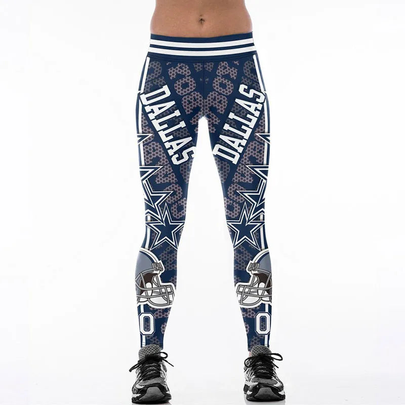 Junxi Wan 3D Cat Print Leggings Women High Waist Fitness