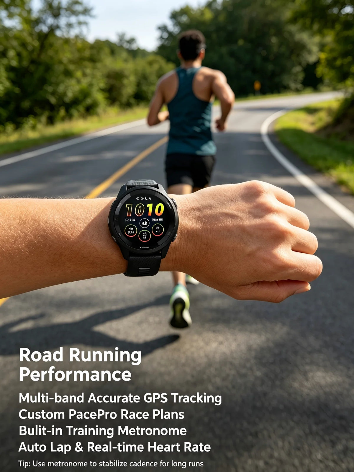 Garmin Forerunner 265 GPS Smartwatch With Health And Fitness Tracking