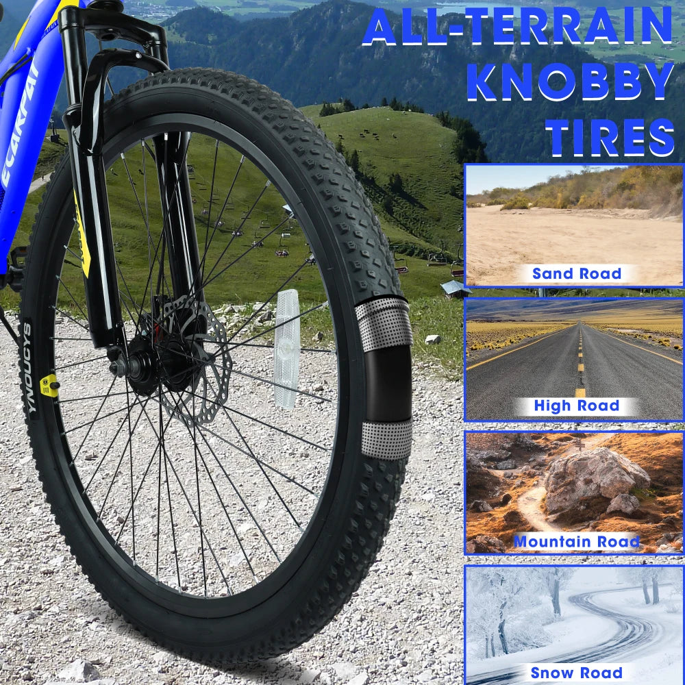 Full Suspension Mountain Bike With Alloy Frame And Disc Brakes