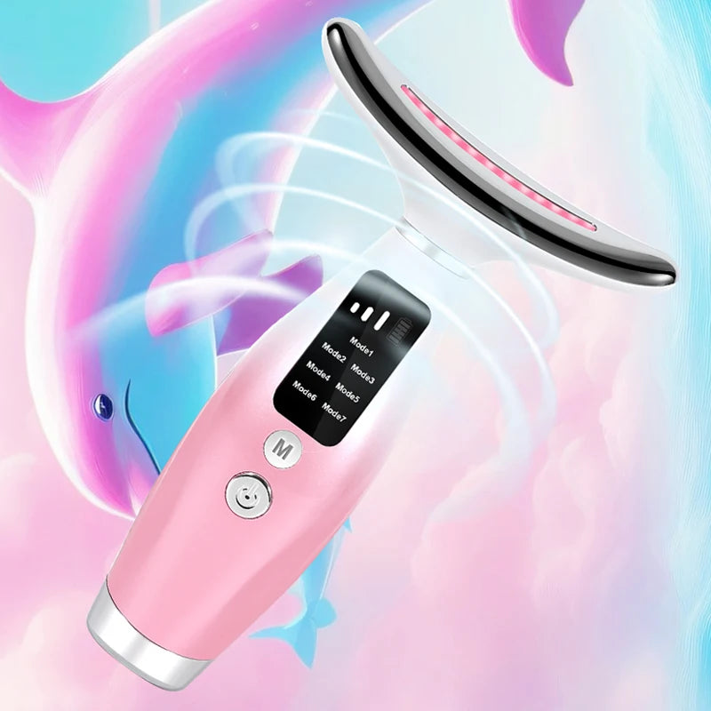 Cloud Prime Face Neck Massager Household Lifting And Firming Facial Electric Introduction Lifting And Firming Beauty Massage Face Care Tools For Christmas And New Year Gifts