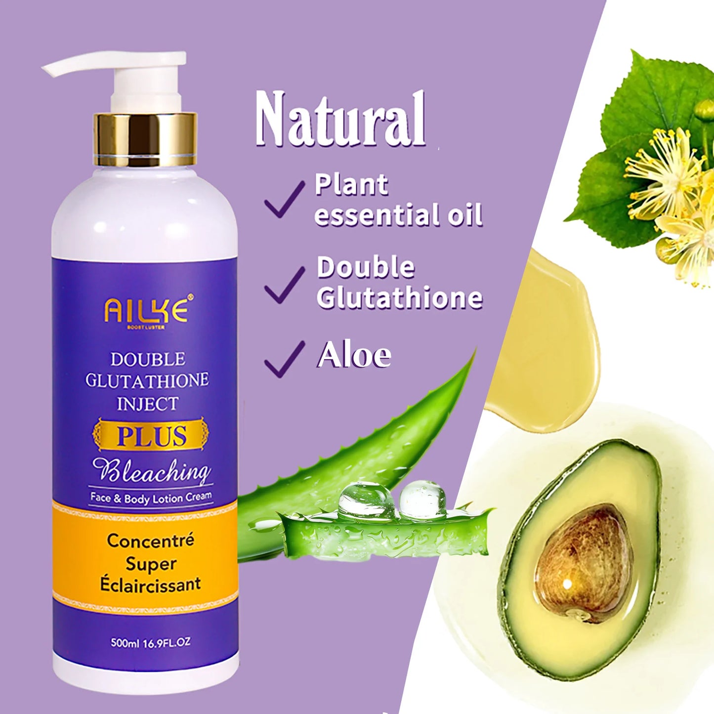 AILKE Double Glutathione Whitening Set For All Skin Types