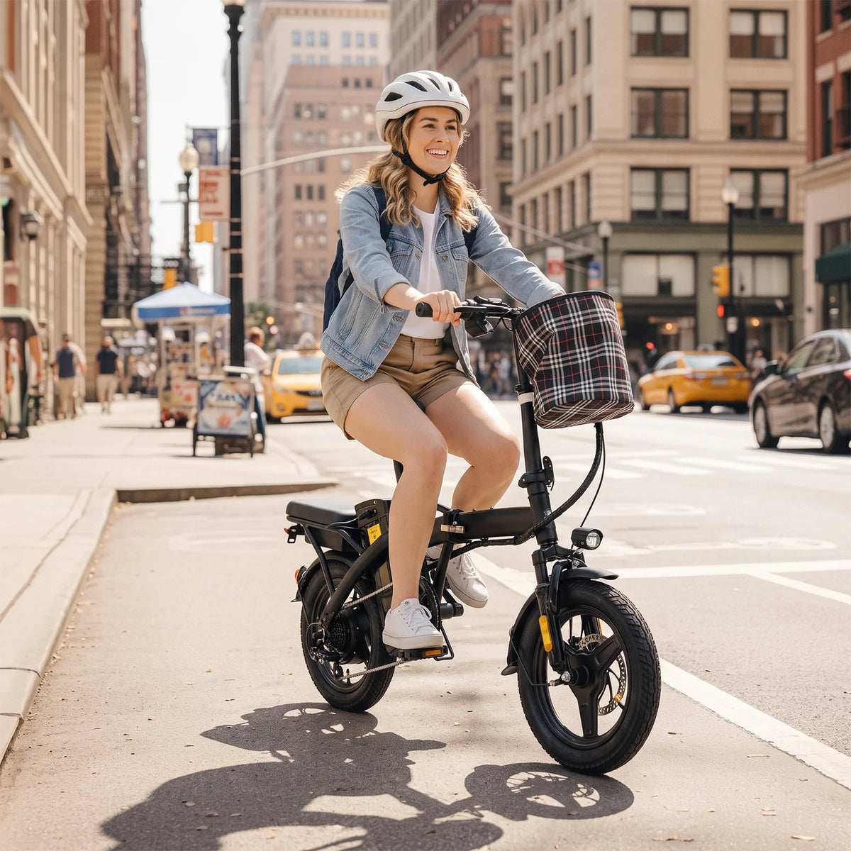 HEZZO T5 Folding Electric Bike 750W Peak Power Disc Brakes