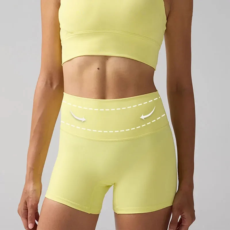 COZOK High Waisted Yoga Shorts Women Quick Dry Breathable