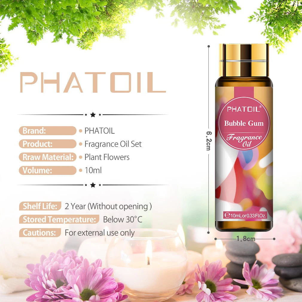 PHATOIL Nine Fragrance Oil Gift Set Assorted Scents
