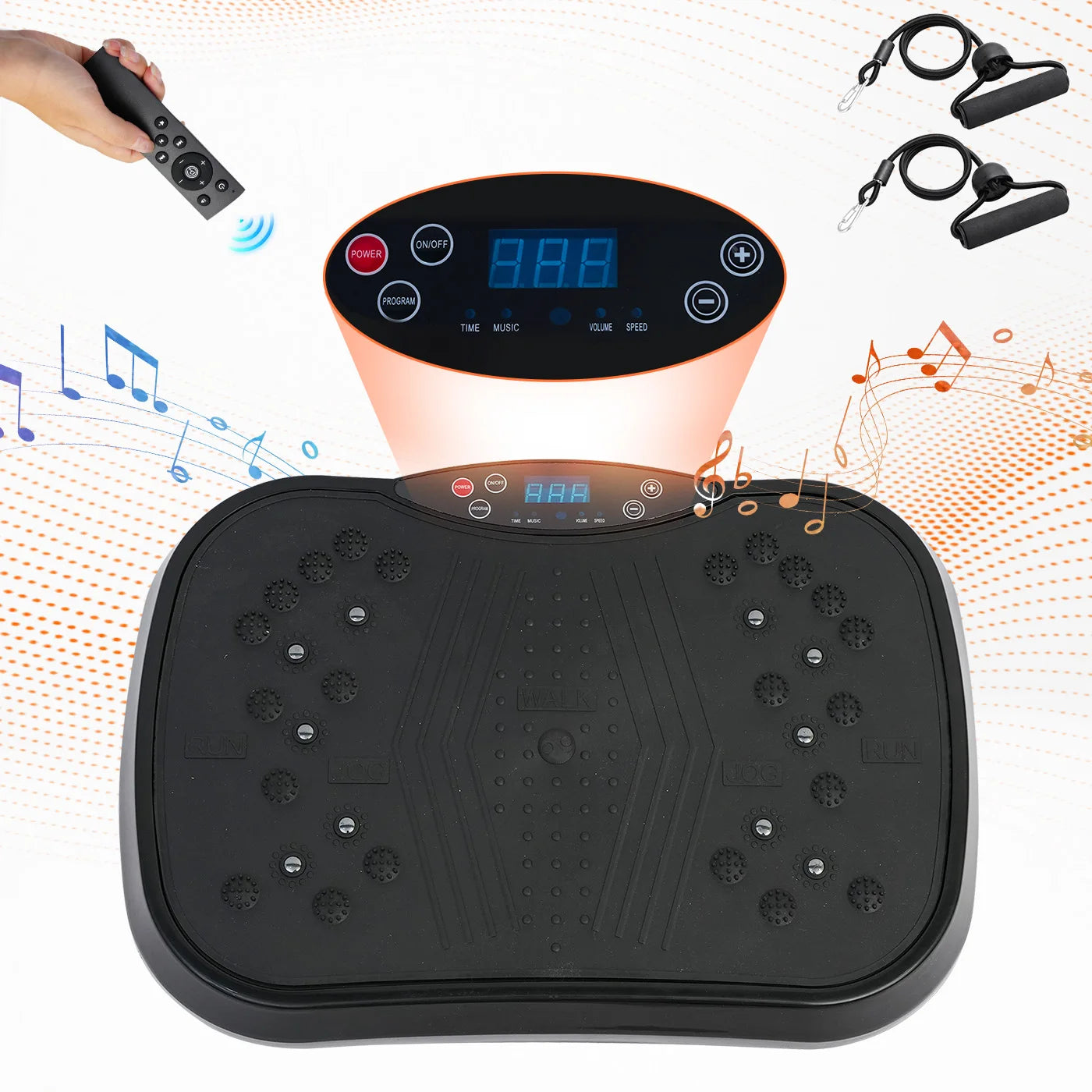 Vibration Plate Exercise Machine Full Body Workout Fat Burning Portable
