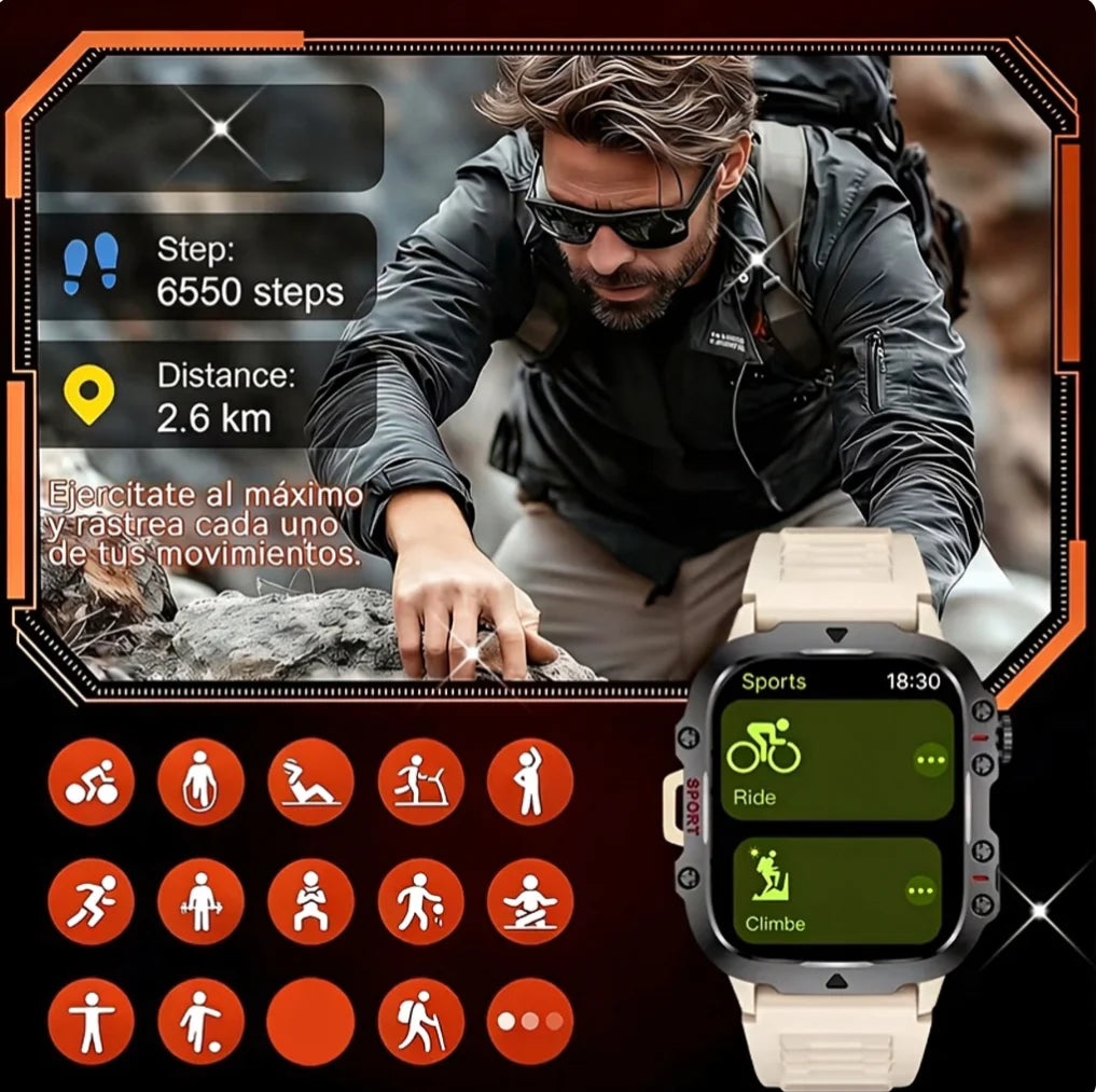 ERUN Smart Watch With Wireless Calling And Multi Sport Tracking