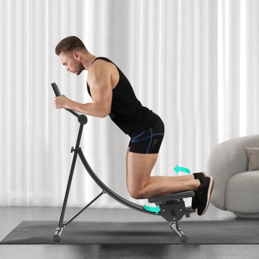 Hign-concerned Foldable Ab Machine With 3 Gears Home Gym