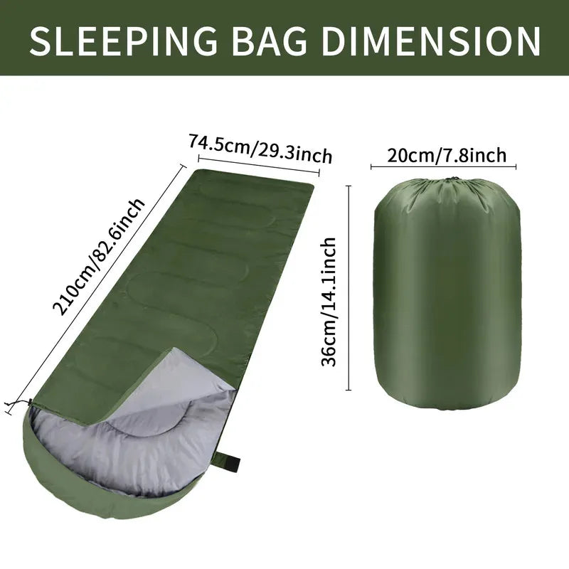 Ultralight Waterproof Four Season Camping Sleeping Bag for Backpacking