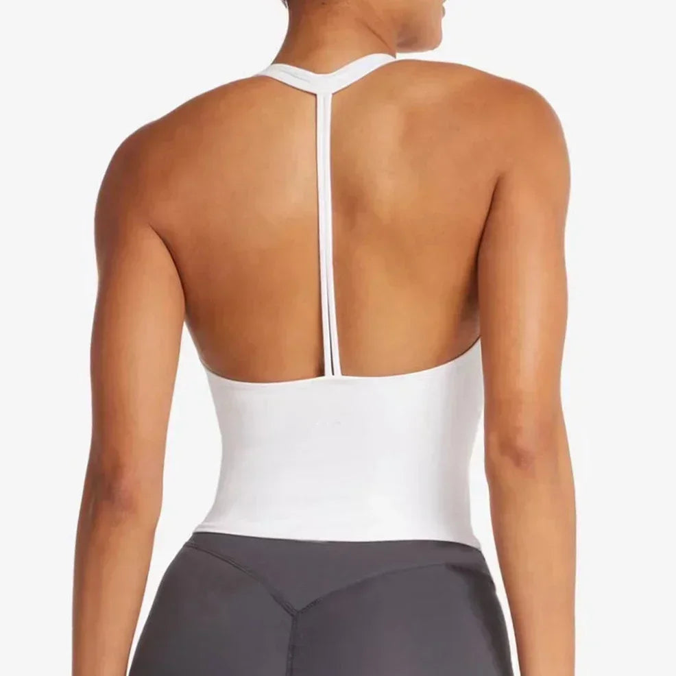 Women Yoga Chest Pad Sports Bra And Shorts Fitness Wear