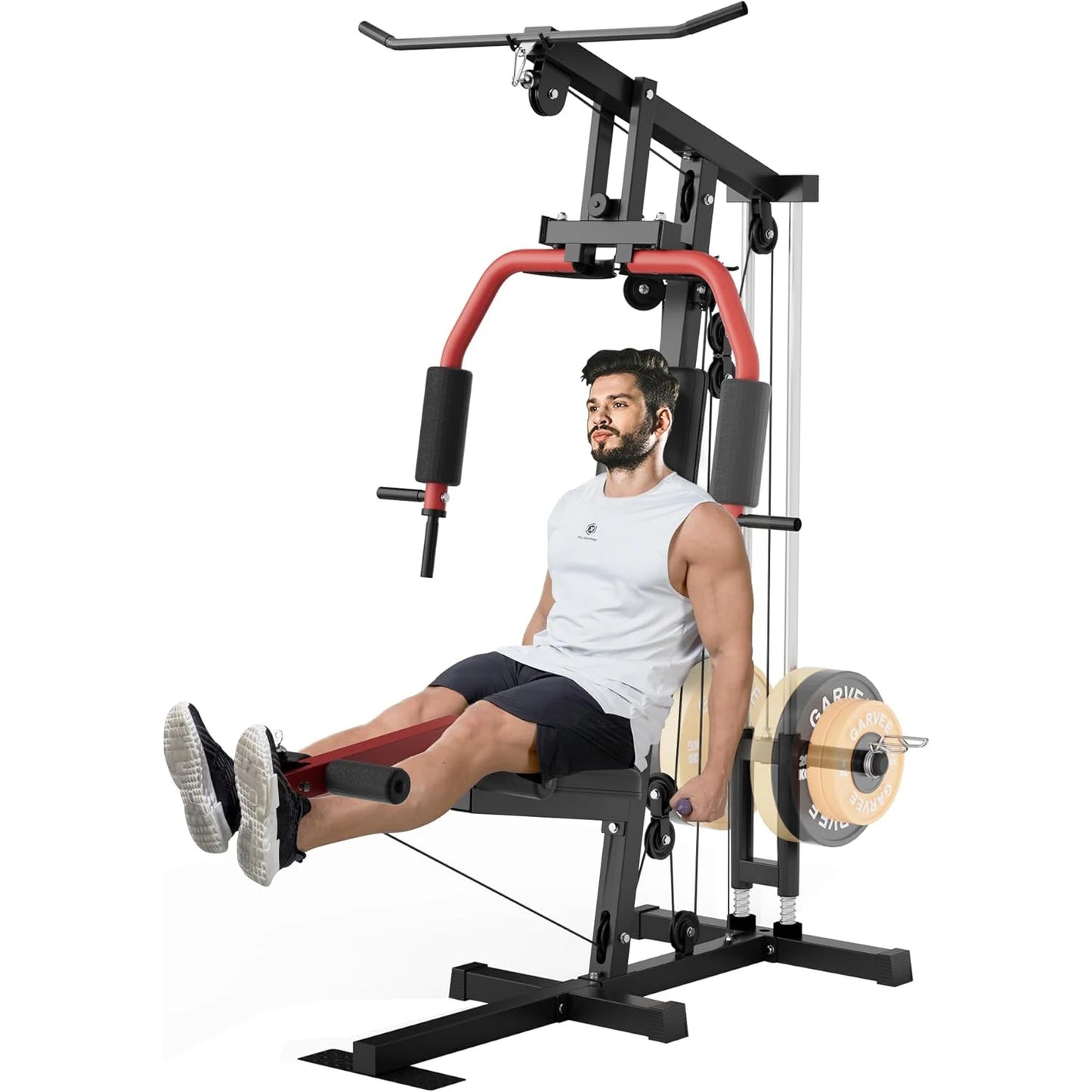 HiMISS All In One Home Gym Chest Press LatPulldown