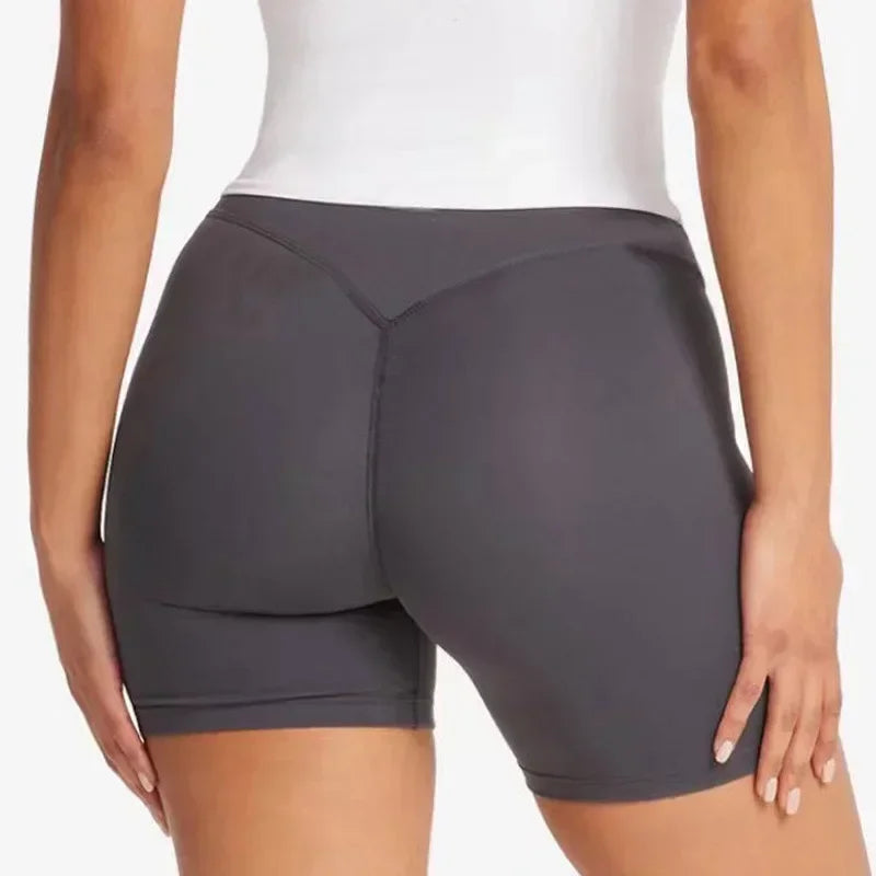 Women Yoga Chest Pad Sports Bra And Shorts Fitness Wear