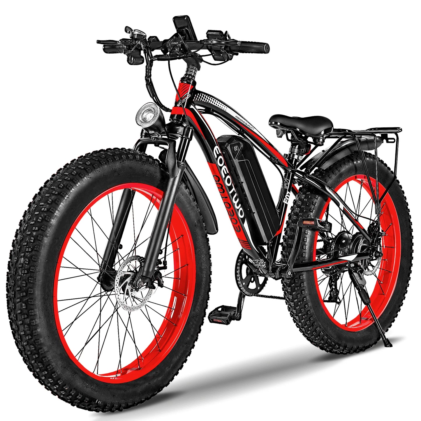EOEOTWO 1500W Fat Tire Electric Bike For Adults 34MPH 48V Long Range