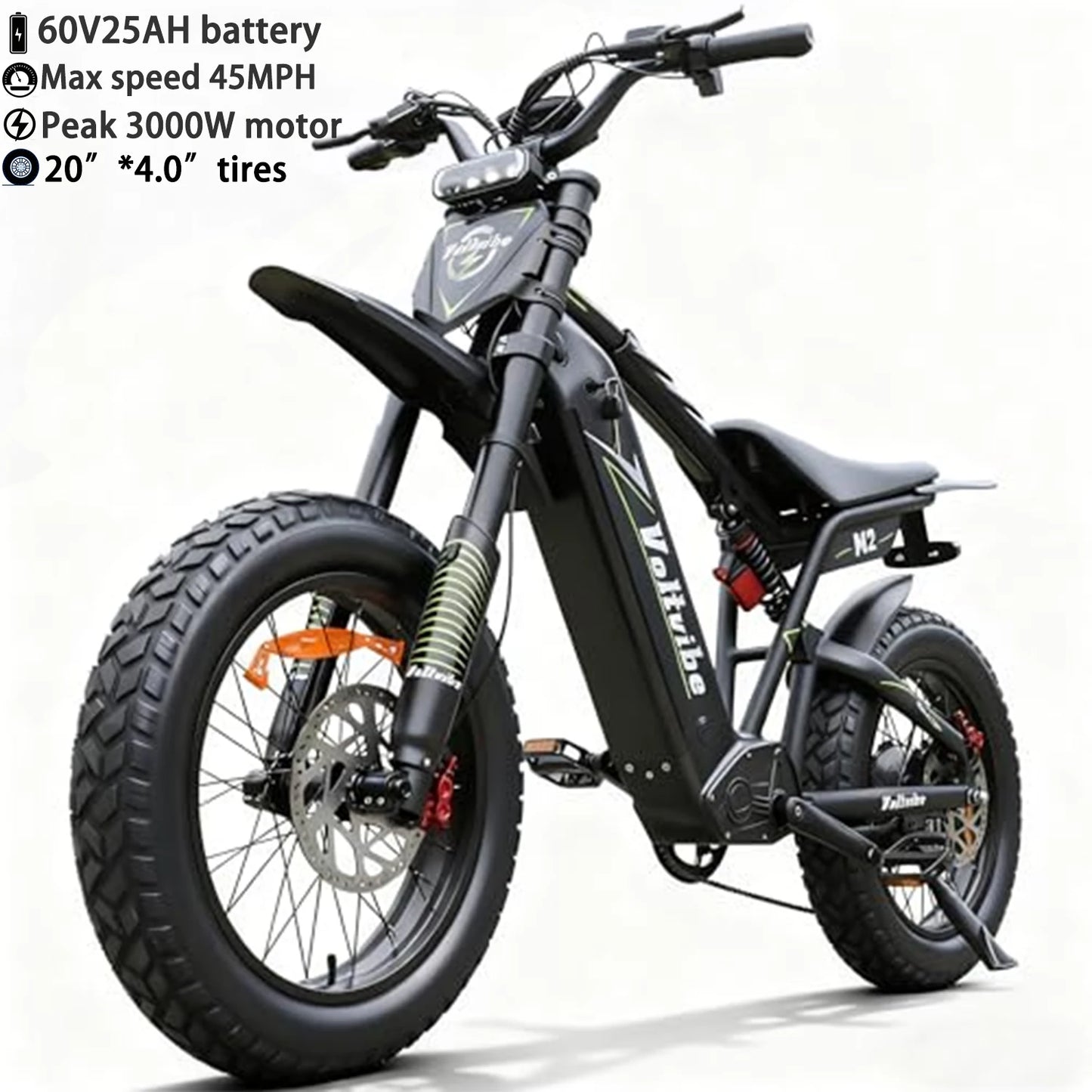 Baolujie Peak Power Electric Bicycle 1500W 3000W 5000W E Bike