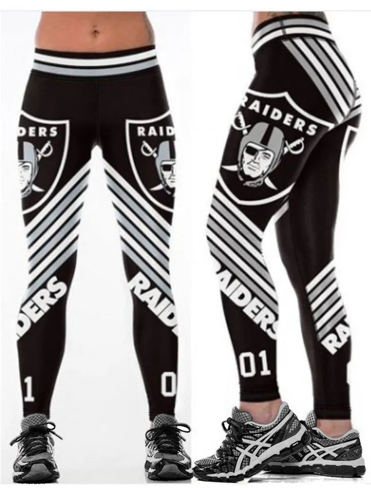 Junxi Wan 3D Cat Print Leggings Women High Waist Fitness