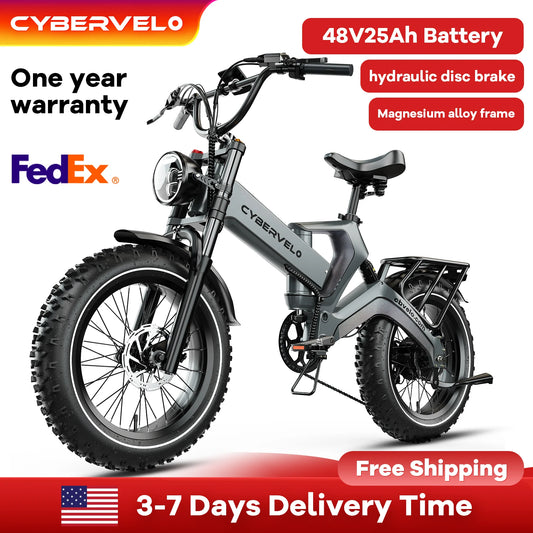 Cybvelo EK6 Folding Electric Bike 2000W Peak Power