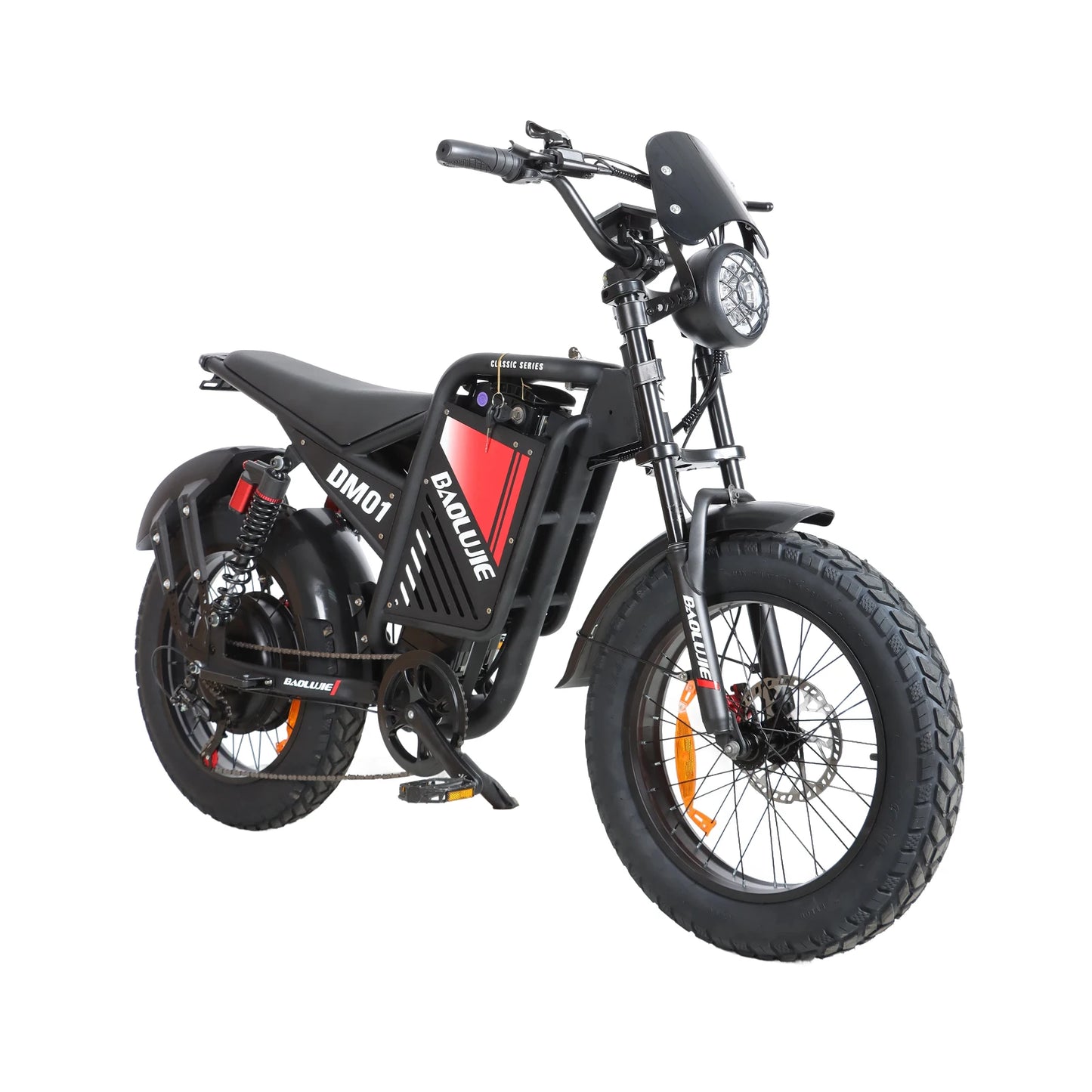 Baolujie DM01 60V 30Ah Electric Bike Max Speed 42MPH