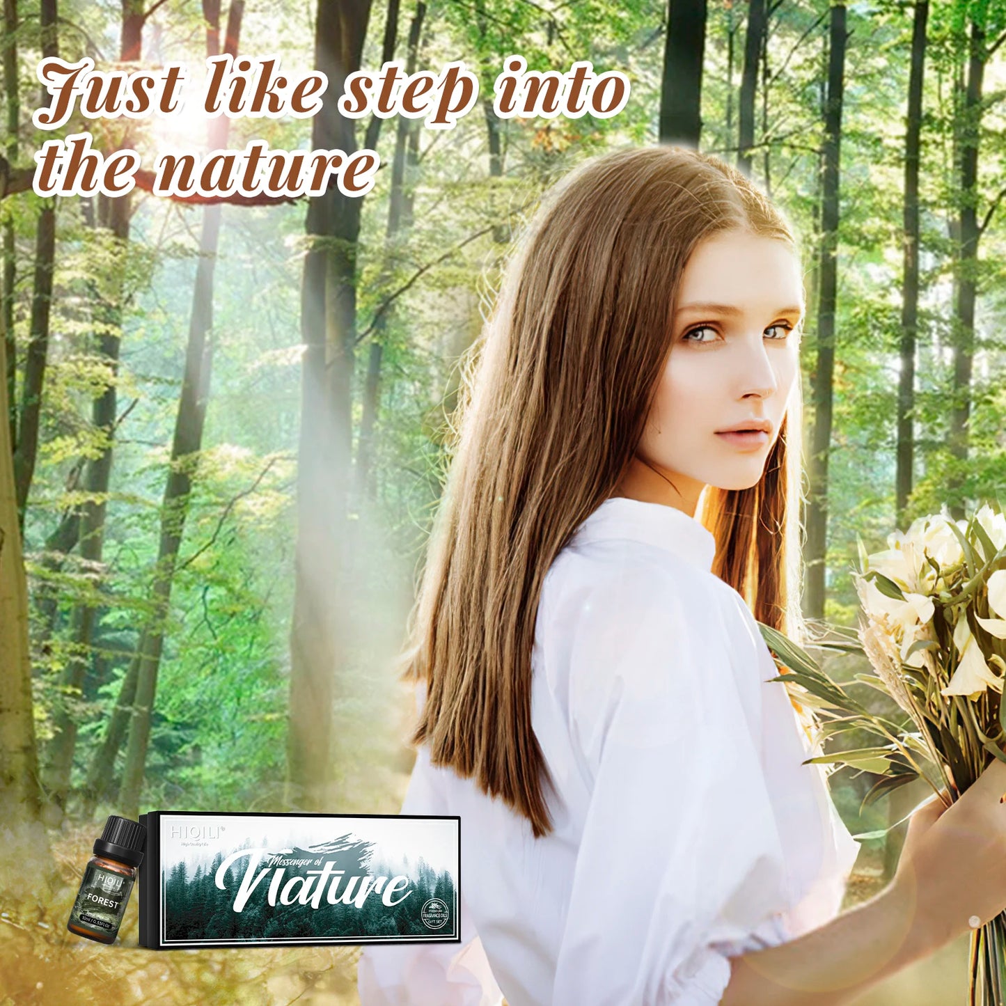 HIQILI Fragrance Oil Set 6 Piece Pure Essential Oils Diffuser