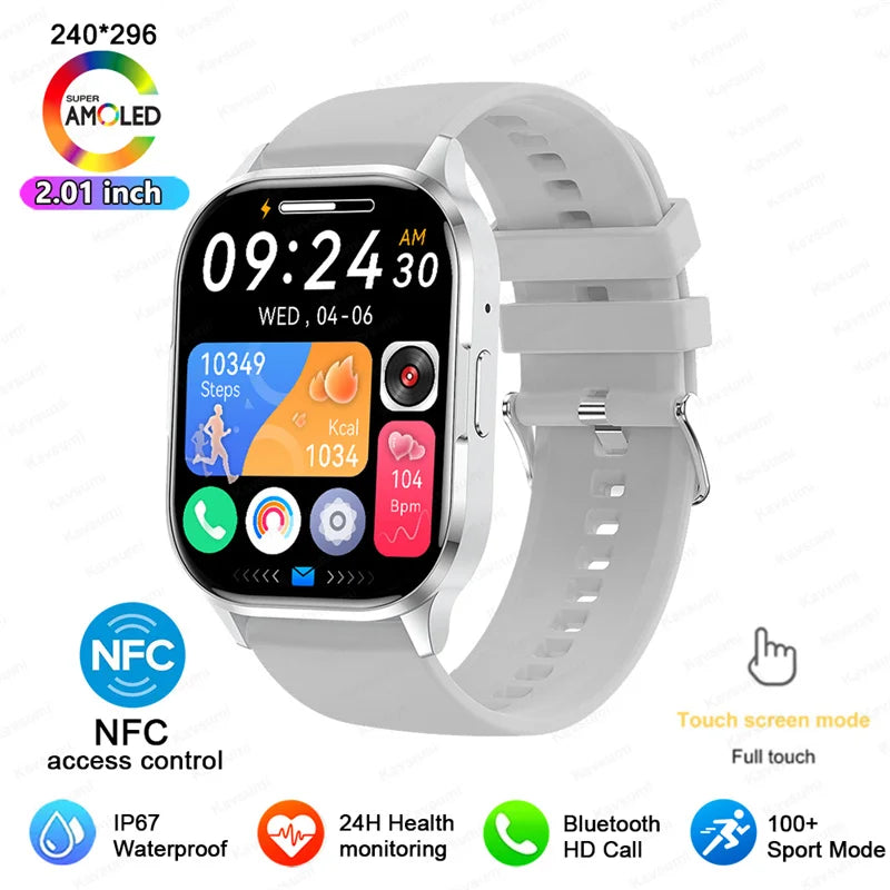 Ultra Thin Smartwatch With Bluetooth Calling And Health Tracking