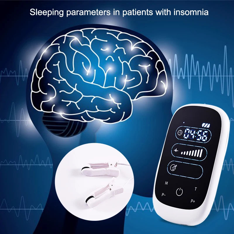 ATANG CES Device Brain Stimulation Therapy SleepAid Insomnia Earclip