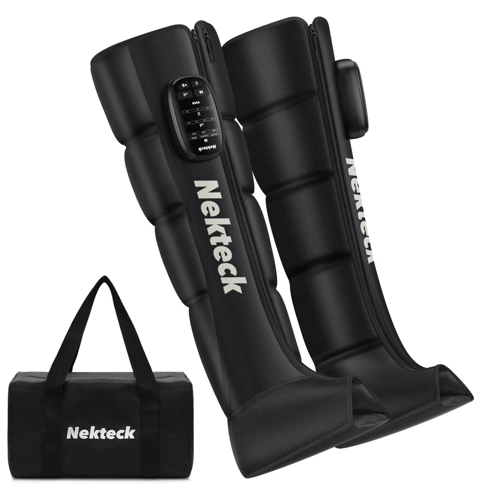 Nekteck Cordless Foot Massage Boots Air Pressure Leg Massager
