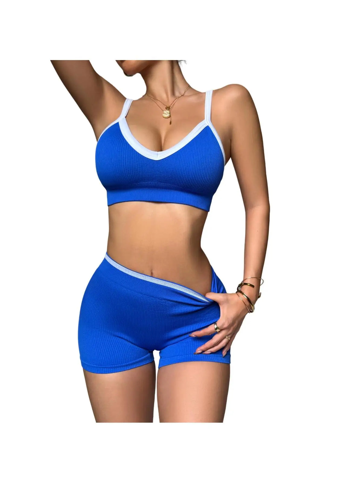 Women's Quick Dry Sports Bra Set For Yoga And Running