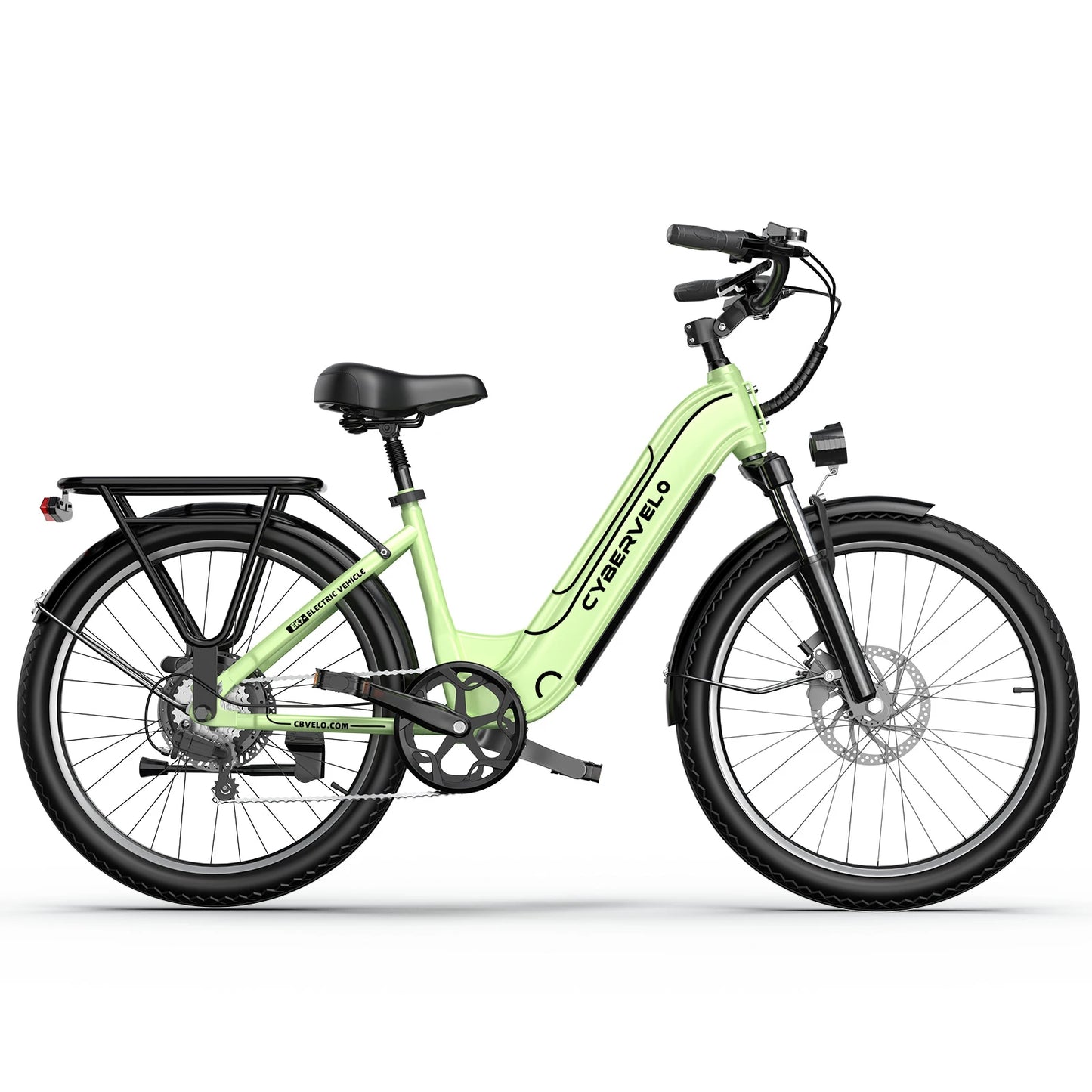 Aoango 1000W Peak Electric Bicycle For Adults Step Through Ebike 48V Battery