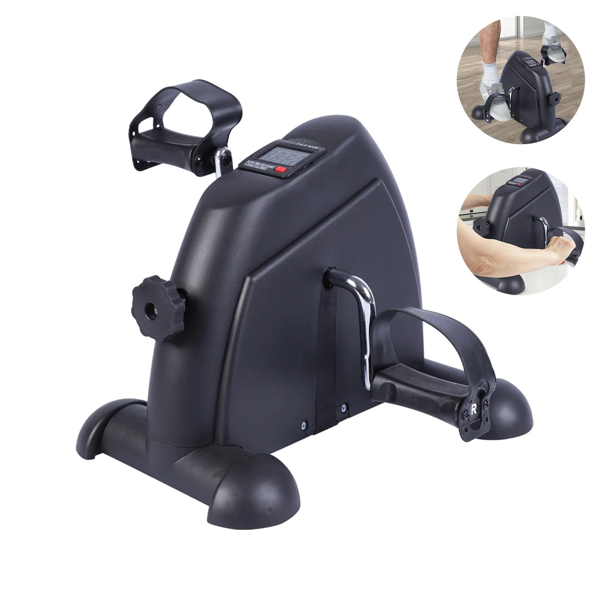 Motorized Mini Desk Pedal Exerciser Bike With LCD Display