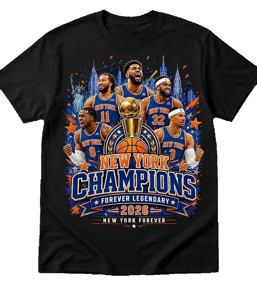 New York Knicks Basketball Champions Fan T-Shirt Gift