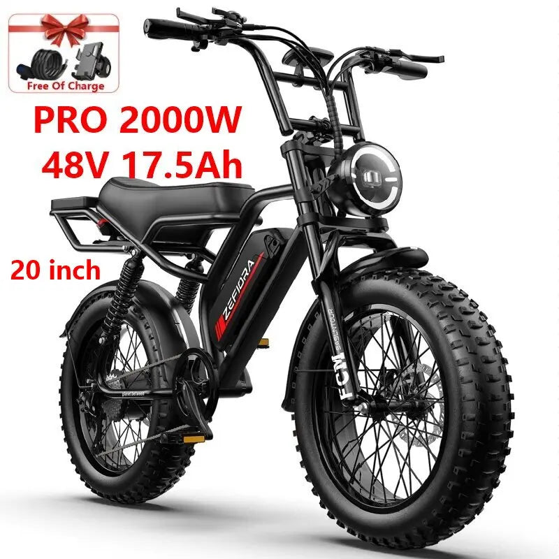 ZEFIORA Wild Beast Electric Bike UL2849 48V Front Brake