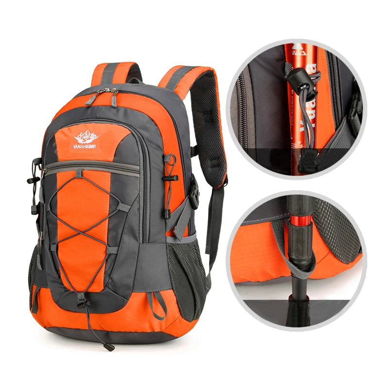 OGEHUAFEE Outdoor Lightweight Hiking Bag Unisex Large Capacity Water Resistant