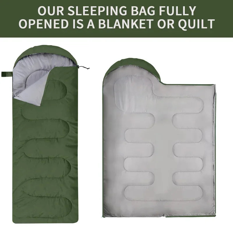 Ultralight Waterproof Four Season Camping Sleeping Bag for Backpacking