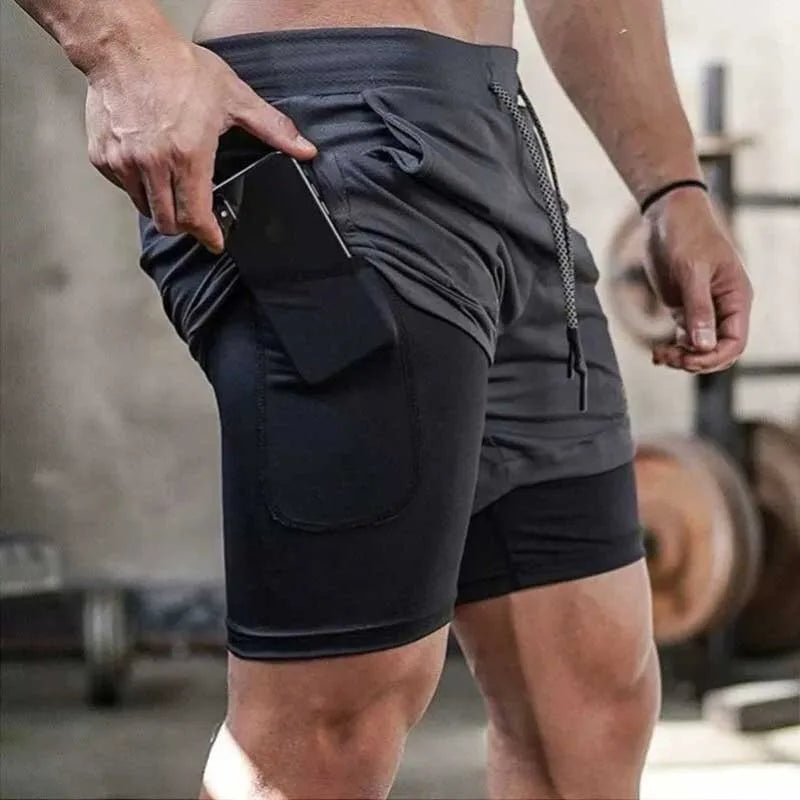 Camo Running Shorts For Men 2 In 1 QuickDry UltraPro