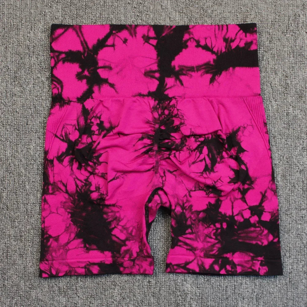 Women's High Elastic Yoga Shorts For Gym And Running