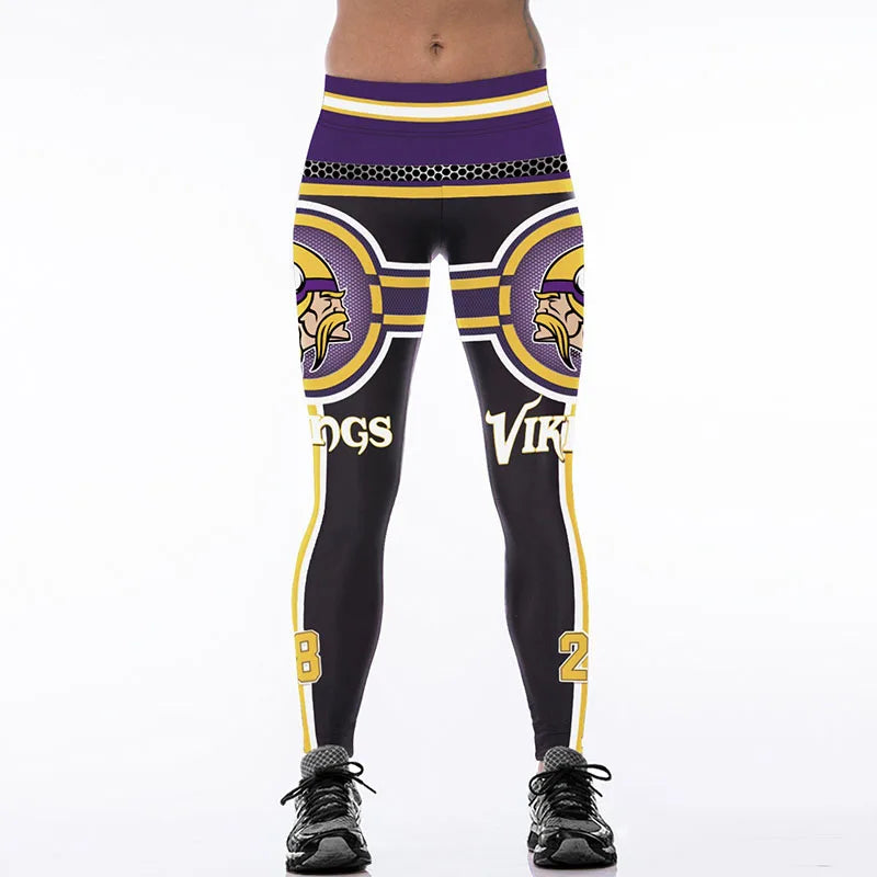 Junxi Wan 3D Cat Print Leggings Women High Waist Fitness