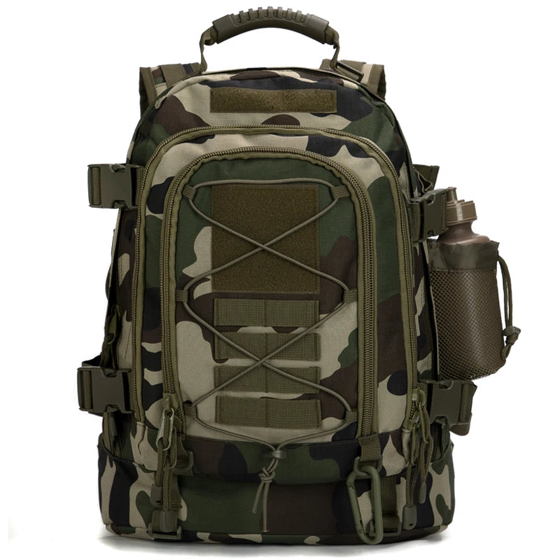 LQARMY Outdoor Tactical Backpack Unisex Hiking Travel Rucksack